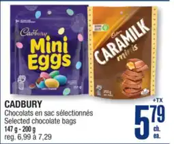 Jean Coutu CADBURY Selected chocolate bags offer