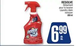 Jean Coutu RESOLVE Laundry stain remover offer