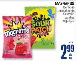 Jean Coutu MAYNARDS Selected candies offer