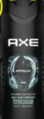 Familiprix Axe Apollo body wash Sage & Cedarwood offer