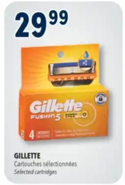 Familiprix GILLETTE, Selected cartridges offer