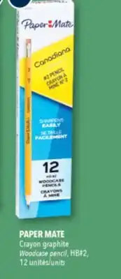 Familiprix PAPER MATE, Woodcase pencil, HB#2, 12 units offer
