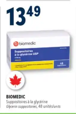 Familiprix BIOMEDIC Glycerin suppositories, 48 units offer