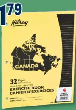 Familiprix HILROY Exercice book ruled offer