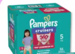 Familiprix Pampers Cruisers 360° baby diapers Size 5 (over 27lb) - 56un offer