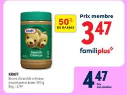 Familiprix Kraft smooth peanut butter offer