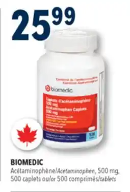Familiprix BIOMEDIC Acetaminophen offer