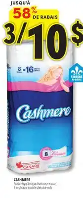 Familiprix CASHMERE, Bathroom tissue, 8 double rolls offer