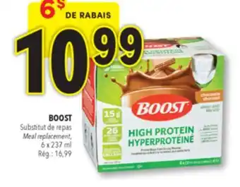 Familiprix Boost High Protein meal replacement Chocolate offer