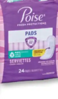 Familiprix Poise long length light absorbency pads 24un offer