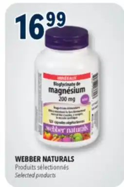 Familiprix Webber Naturals Magnesium Bisglycinate vegetarian capsules 120un offer
