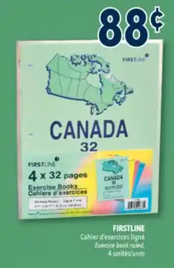 Familiprix FIRSTLINE Exercice book ruled offer