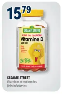 Familiprix SESAME STREET Selected vitamins offer