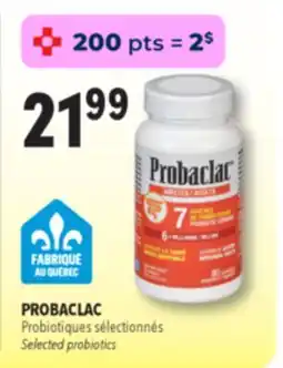 Familiprix PROBACLAC Selected probiotics offer