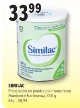 Familiprix Similac powder milk-based iron-fortified and calcium-enriched infant formula Step offer