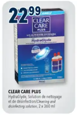 Familiprix CLEAR CARE PLUS, Cleaning and disinfecting solution offer