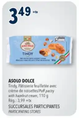 Familiprix ASOLO DOLCE, Puff pastry with hazelnut cream offer