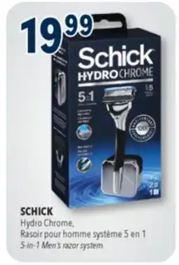 Familiprix Schick Hydro Chrome 5 blades razor + cartridges 2un offer