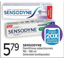 Brunet SENSODYNE Dentifrices sélectionnés offer