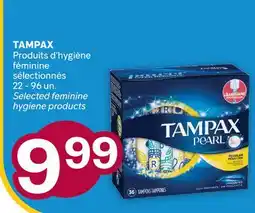 Brunet TAMPAX Produits d'hygiène féminine sélectionnés offer