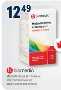 Familiprix Biomedic Multivitamins and Minerals Formula Forte tablets 120un offer