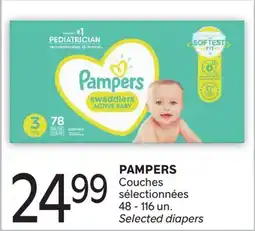 Brunet PAMPERS Couches sélectionnées offer