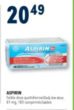 Familiprix Aspirin 81mg enteric coated tablets 180un offer