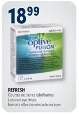 Familiprix REFRESH Lubricant eye drops offer