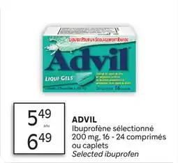 Brunet ADVIL Ibuprofène sélectionné offer