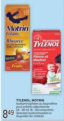 Brunet TYLENOL, MOTRIN offer