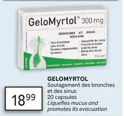 Brunet GELOMYRTOL Soulagement des bronches et des sinus offer