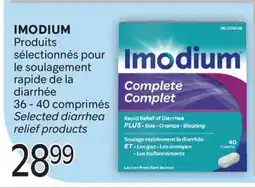 Brunet IMODIUM Produits sélectionnés pour le soulagement rapide de la diarrhée offer