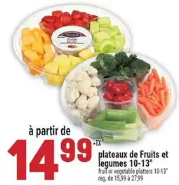 Marché Adonis plateaux de Fruits et légumes offer