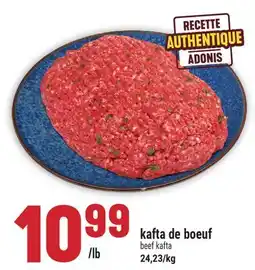Marché Adonis beef kafta offer