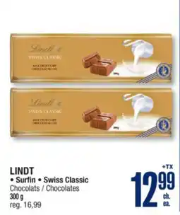 Jean Coutu LINDT, Surfin, Swiss Classic Chocolates offer