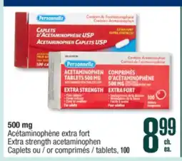Jean Coutu 500 mg Extra strength acetaminophen offer