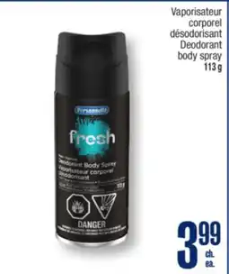 Jean Coutu Deodorant body spray offer