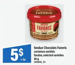 Maxi FONDUE CHOCOLATS FAVORIS | FONDUE offer