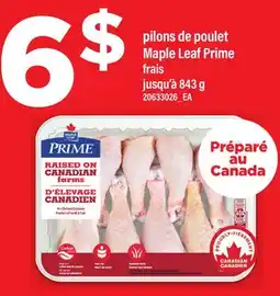 Maxi PILONS DE POULET MAPLE LEAF PRIME offer
