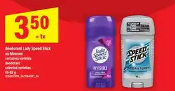 Maxi DÉODORANT LADY SPEED STICK OU MENNEN | DEODORANT offer