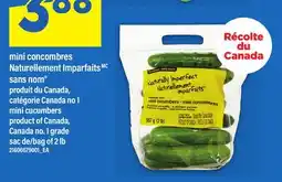 Maxi MINI CONCOMBRES NATURELLEMENT IMPARFAITS SANS NOM | MINI CUCUMBERS, SAC DE 2 LB offer