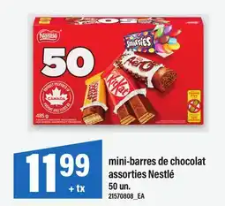 Maxi MINI-BARRES DE CHOCOLAT ASSORTIES NESTLÉ, 50 UN offer
