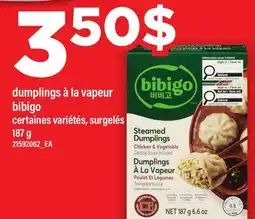 Maxi DUMPLINGS À LA VAPEUR BIBIGO offer