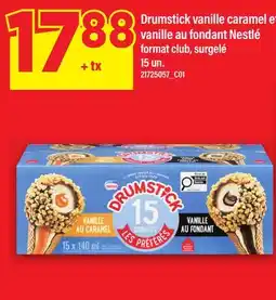 Maxi DRUMSTICK VANILLE CARAMEL ET VANILLE AU FONDANT NESTLÉ, 15 UN offer
