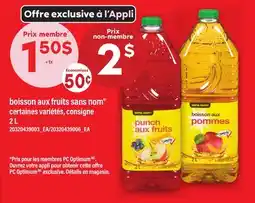 Maxi BOISSON AUX FRUITS SANS NOM offer