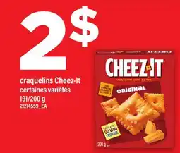 Maxi CRAQUELINS CHEEZ-IT, 191/200 g offer