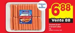 Maxi SAUCISSES DE PORC ET DE BOEUF LAFLEUR offer