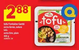 Maxi TOFU FONTAINE SANTÉ | tofu offer