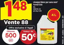 Maxi VINAIGRE BLANC PUR SANS NOM offer
