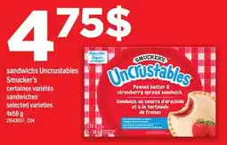 Maxi SANDWICHS UNCRUSTABLES SMUCKER'S | SANDWICHES, 4 × offer